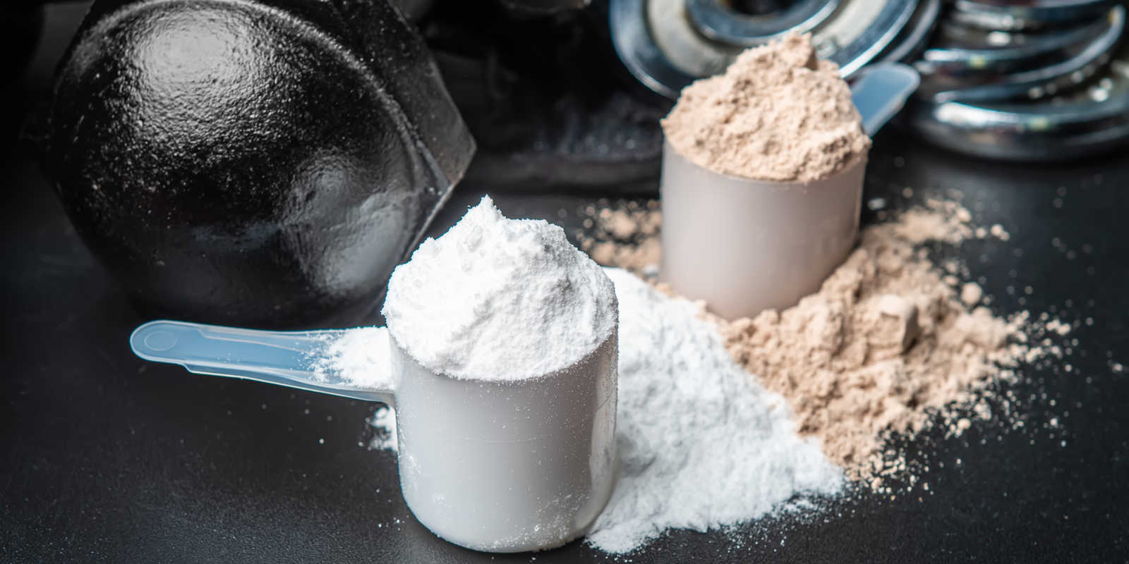 Clear whey and whey protein powders