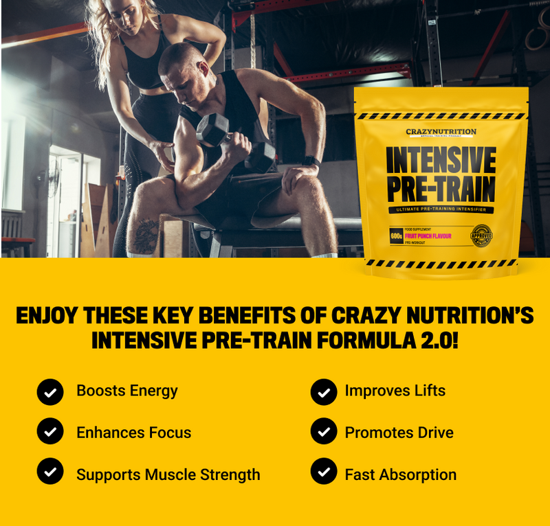 Intensive Pre-Train  Boost Energy and Focus – Crazy Nutrition
